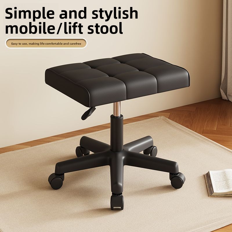 Footrest Under Desk - オフィスチェア用、高さ調節可能なフットレスト。メモリーフォームを使用した、デスク下に設置できる昇降式フットスツール。人間工学に基づいたデザインで、自宅のソファにも使用可能。