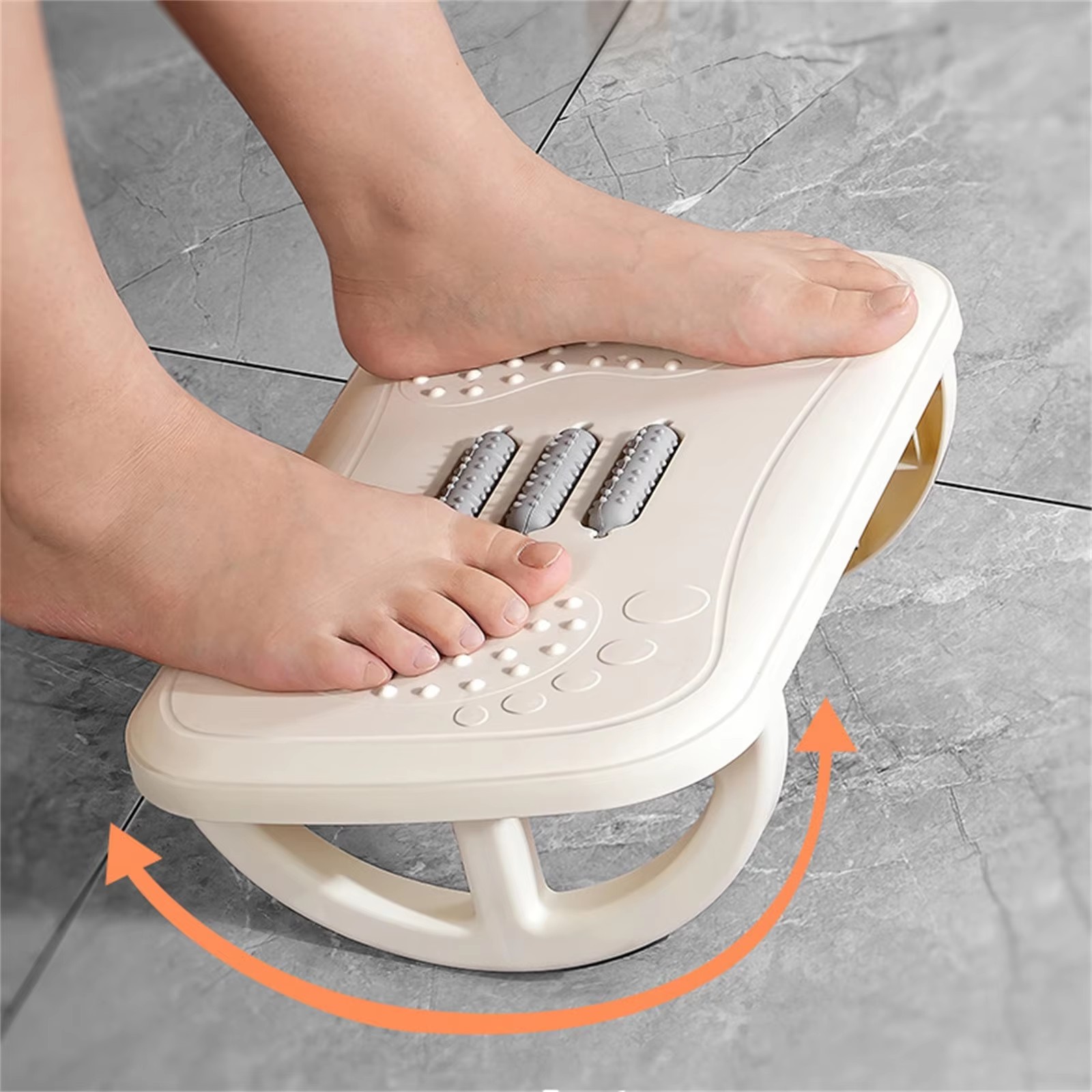 デスクの下に置くロッキングフットレスト 人間工学に基づいたデ - Footrest Under Desk のレビューと価格